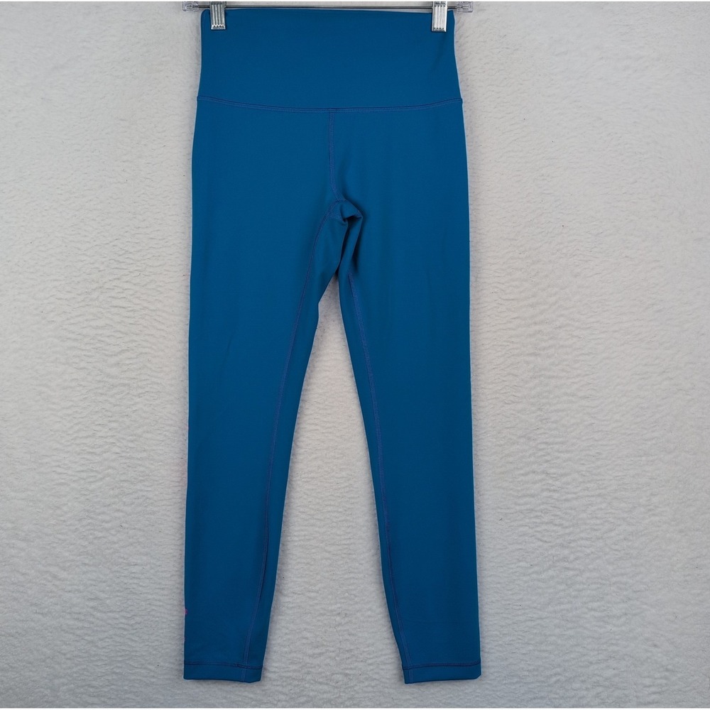 Lululemon Wunder Train High-Rise Tight Women's 6 Ed Curtis Poolside Blue 25"